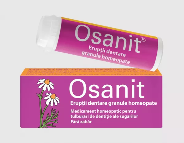 Osanit Granule Homeopate pentru eruptii dentare x 7,5 grame