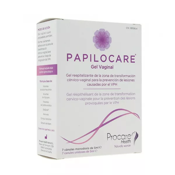 Papilocare gel vaginal 5ml x 7 canule