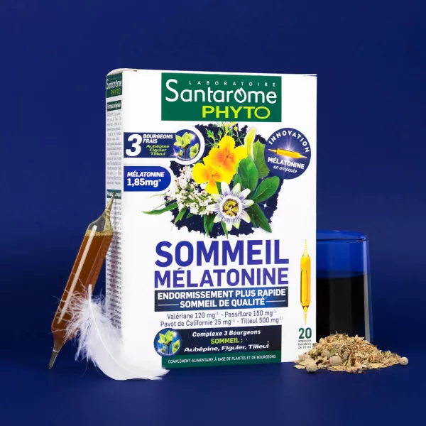 Santarome Someil Melatonine x 20 fiole