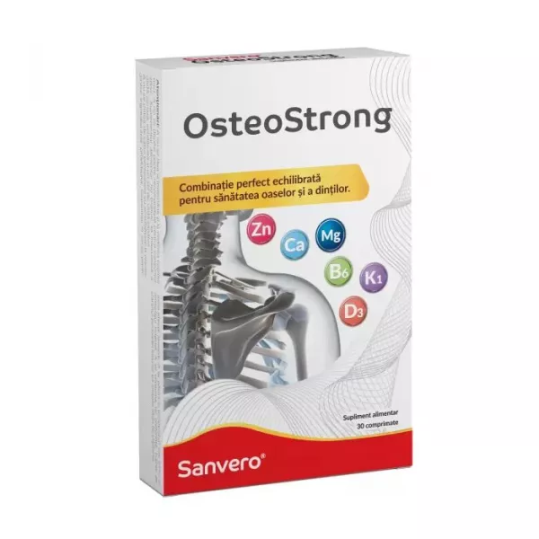 Sanvero OsteoStrong x 30 comprimate