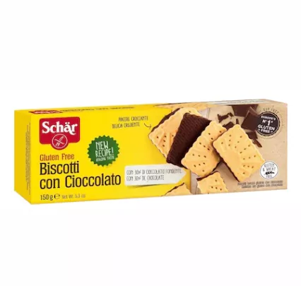 Schar Biscuiti cu ciocolata fara gluten x 150 grame