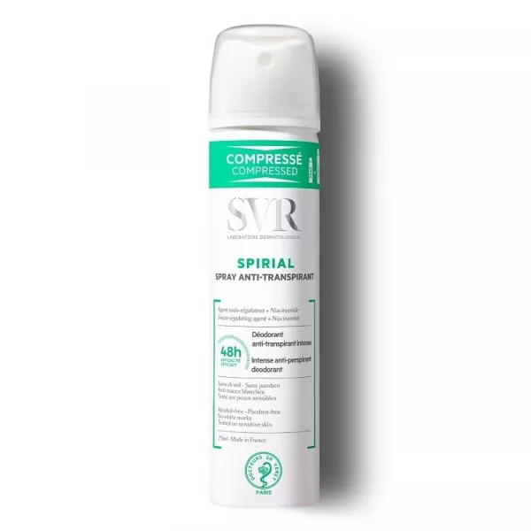 SVR Spirial Spray antiperspirant x 75ml