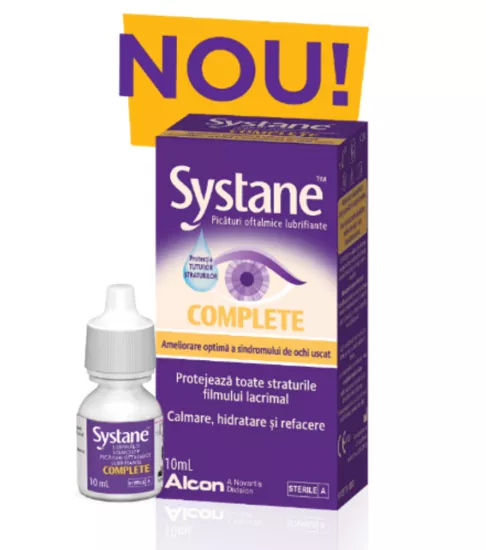 Systane Complete lubricant eye drops x 10ml