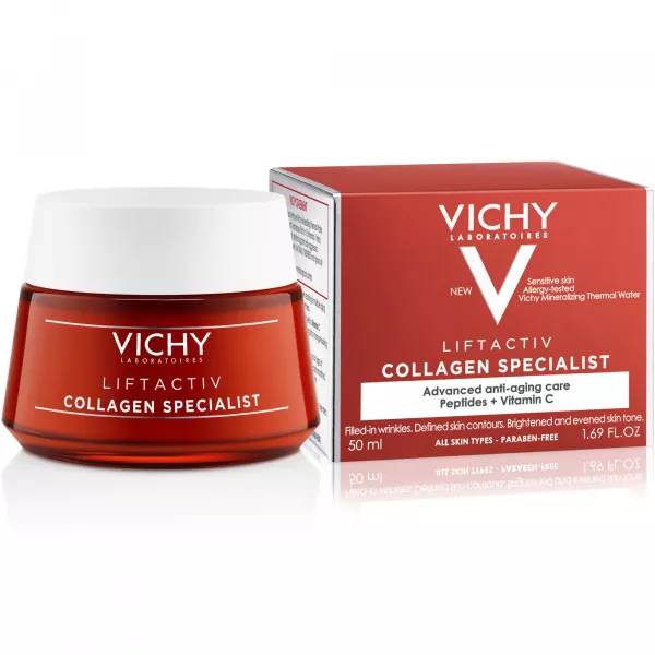 Vichy Liftactiv Collagen Specialist, crema pentru toate tipurile de ten x 50ml