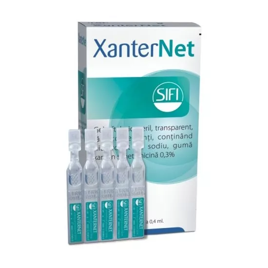 Xanternet Gel oftalmic 0.4ml x 10 flacoane monodoza