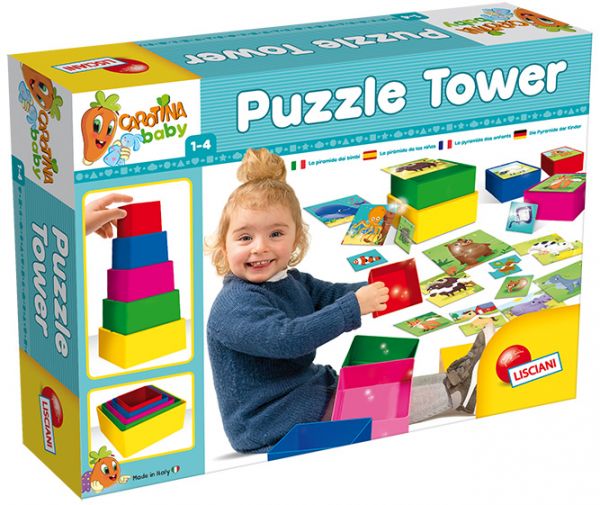 Joc Puzzle Bebelusi Turn Cu Forme Si Animale Preturi Avant