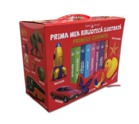 Prima Mea Biblioteca Ilustrata Primele Cuvinte Bebe Invata