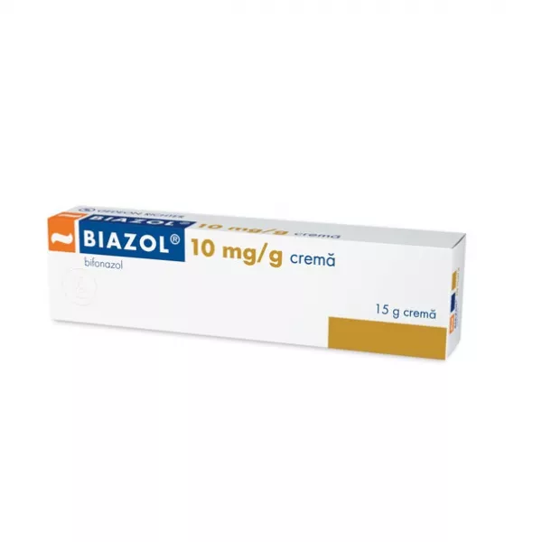 Biazol crema, 10 mg/g, 15 g, Gedeon Richter