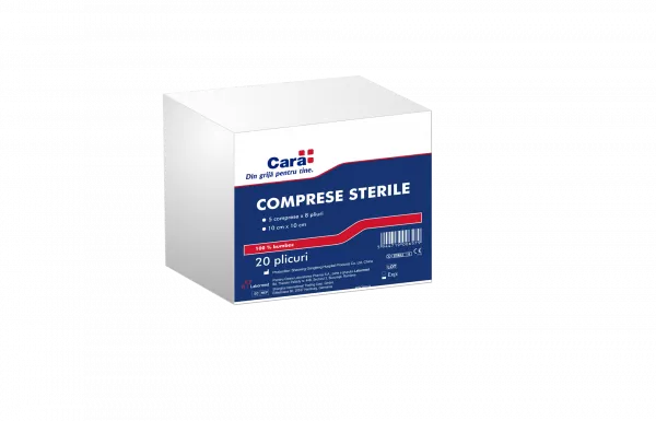 CARA COMPRESE STERILE 10CM/10CM CTX20 BUC
