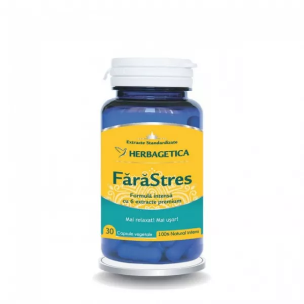 Fara Stres, 30 capsule vegetale, Herbagetica