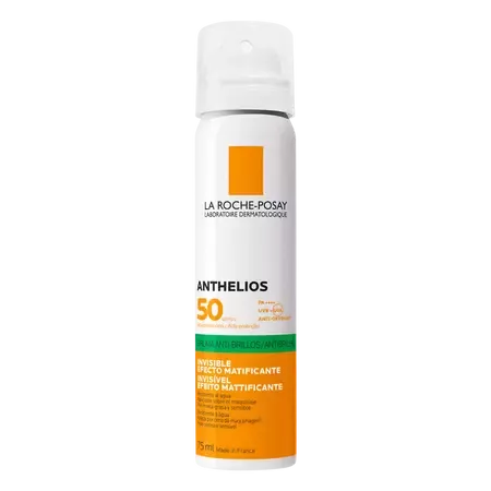Spray invizibil matifiant cu protectie solara SPF 50  Anthelios, 75 ml, La Roche-Posay