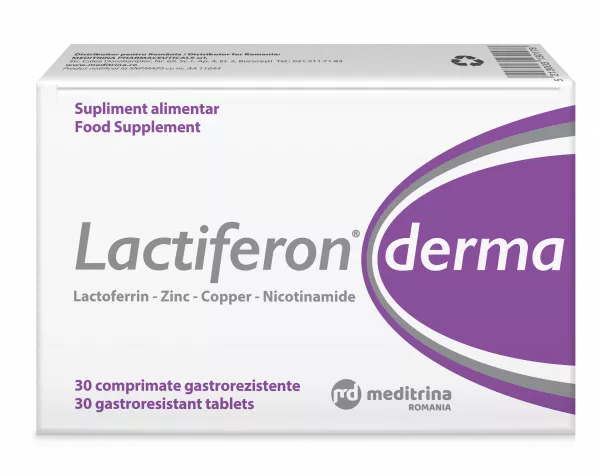 Lactiferon Derma, 30 comprimate, Meditrina