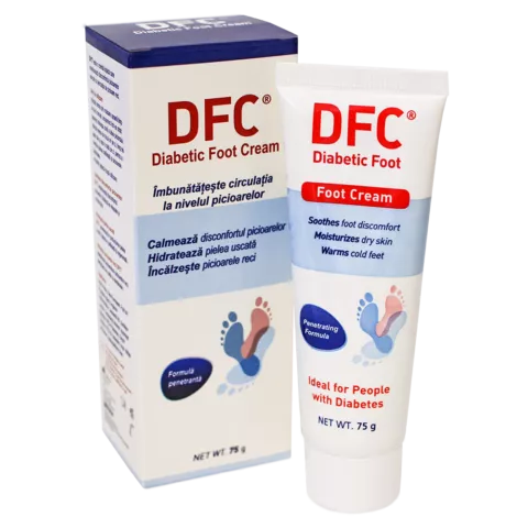 DFC Diabetic Foot Cream, cremă picioare, 75g