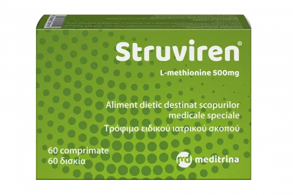 Struviren, 500 mg, 60 comprimate, Meditrina Solartium Group
