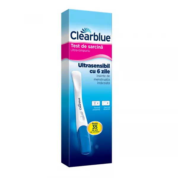 Test de sarcina Ultra - timpuriu, 1 buc, Clearblue