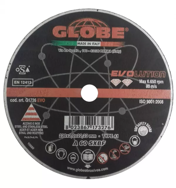 Disc A 60 SXBF ZAC EVO 230x2x22,23 T41