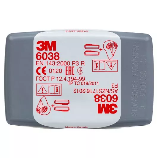 Masti reutilizabile - Filtru P3 R (HF) 6038, oldindustry.ro