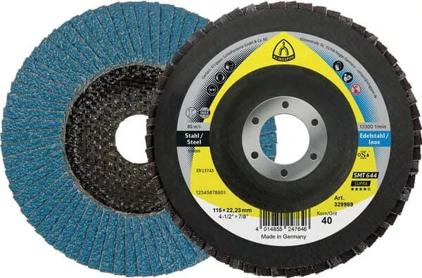Disc lamelar conic SMT 644 Supra 125x22,23 P60 330006 Klings...