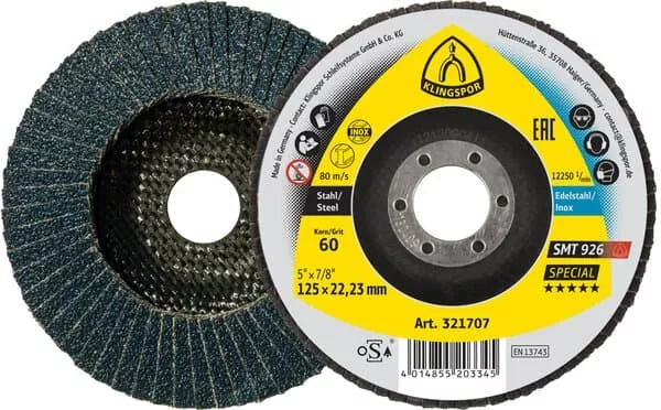 Disc lamelar conic SMT 926 Special 115x22,23 P80 321708 Klin...