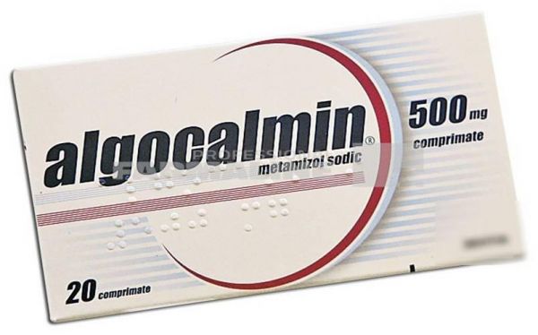 ALGOCALMIN R 500 mg x 20 COMPR. 500mg ZENTIVA S.A. - Pret ...