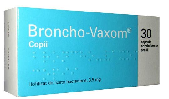 Broncho Vaxom Copii 3 5 Mg X 30 Caps 3 5mg Om Pharma S A Pret 62 11 Lei