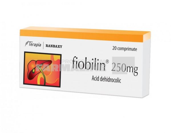 Fiobilin 250 mg 20 comprimate - la pret mic | Pfarma.ro