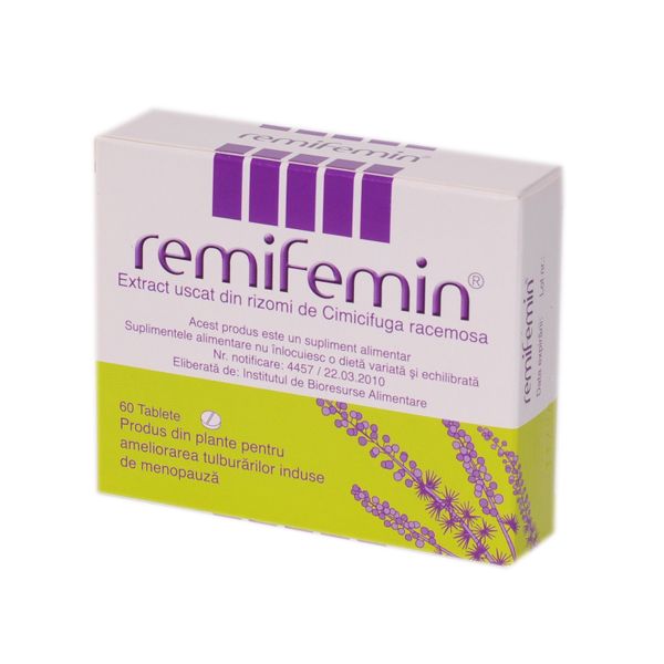 Remifemin 60 Tablete Pret 39 99 Lei