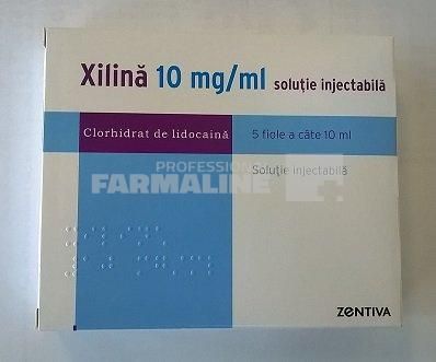 XILINA 10 mg/ml C01BB01 x 5 SOL. INJ. 10 mg/ml ZENTIVA SA