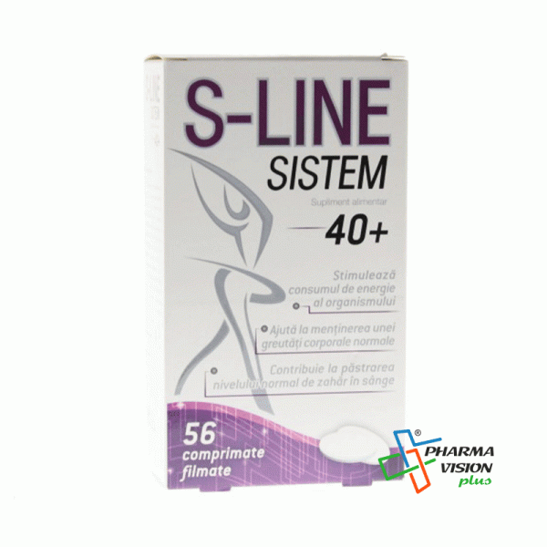 S-line Sistem 40 Ani - Zdrovit, 56 comprimate (Arderea grasimilor) - agp-invest.ro
