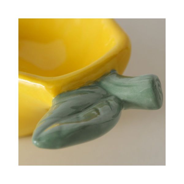 Bol galben ceramic 16 x 9,5 cm Zitronella Boltze