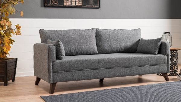 Canapea cu 3 locuri Bella Sofa For 3 Pr - Grey