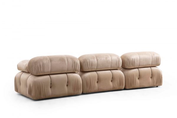 Canapea cu 3 locuri Bubble 3 Seater ( L1-O1-1R) - Velvet