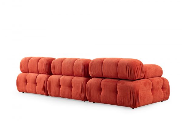 Canapea cu 3 locuri Doblo 3 Seater ( L1-O1-1R) - Red