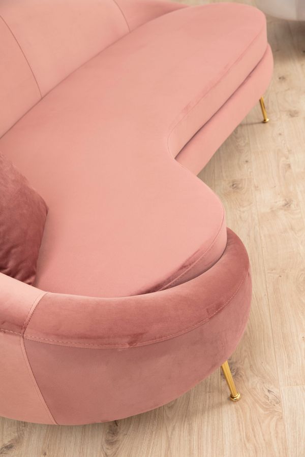 Canapea cu 3 locuri Eses Left - Pink