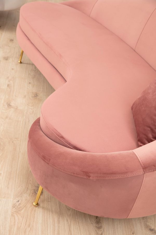 Canapea cu 3 locuri Eses Right - Pink