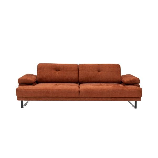 Canapea extensibilă cu 3 locuri Mustang - Orange