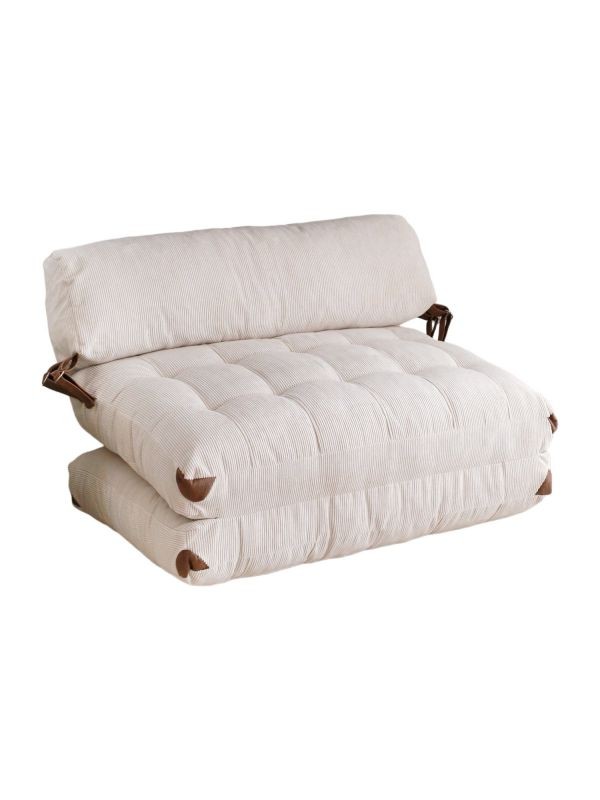 Canapea extensibilă cu 2 locuri Fold Kadife 2 - White