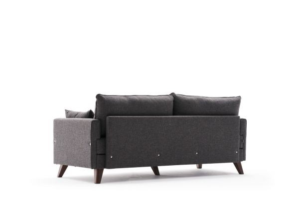 Canapea extensibilă cu 3 locuri Bella Sofa Bed - Anthracite