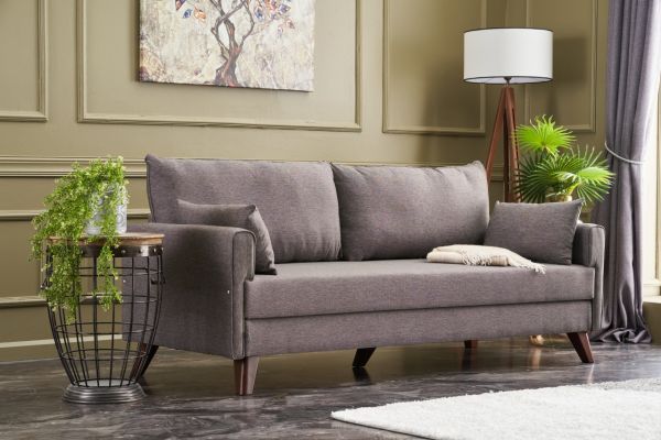 Canapea extensibilă cu 3 locuri Bella Sofa Bed - Brown