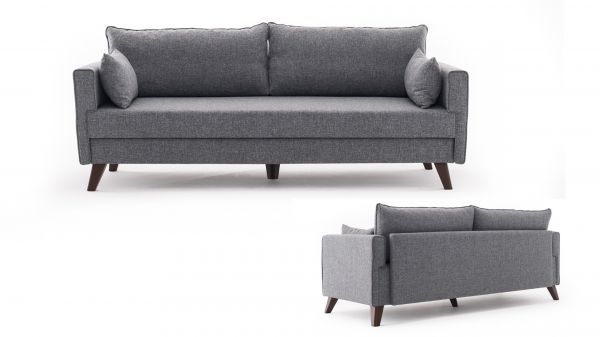 Canapea extensibilă cu 3 locuri Bella Sofa Bed - Grey