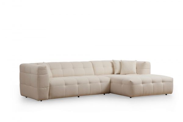 Coltar Cady 3 Seater Right - Beige