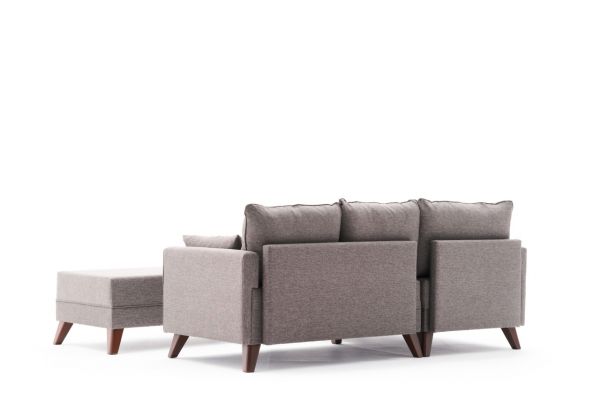 Coltar extensibil Bella Mini Corner Sofa Left - Brown