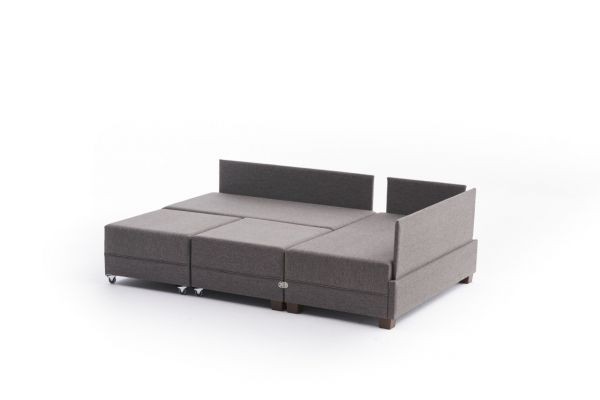 Coltar extensibil Fly Corner Sofa Bed Right- Brown