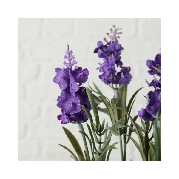 Decoratiune din plastic 32 cm lavanda in ghiveci Lavendel Boltze