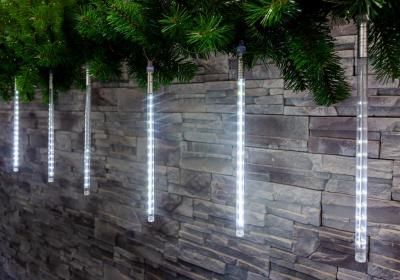 Lanț de țurțuri de Crăciun MagicHome, 240 LED-uri alb rece