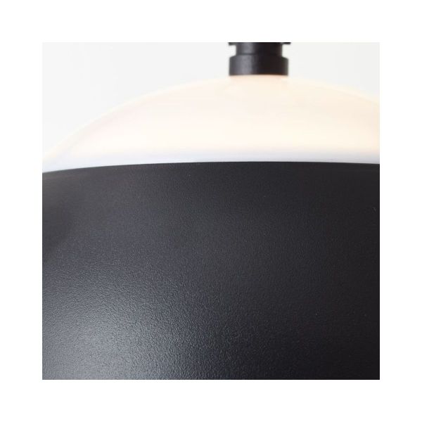 Lustra de exterior negru/alb din aluminiu si policarbonat Matfen LED Brilliant