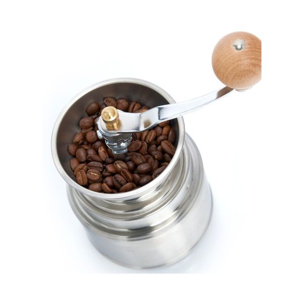Rasnita de cafea manuala, din inox, 16/22 cm, Coffee Mill Zeller