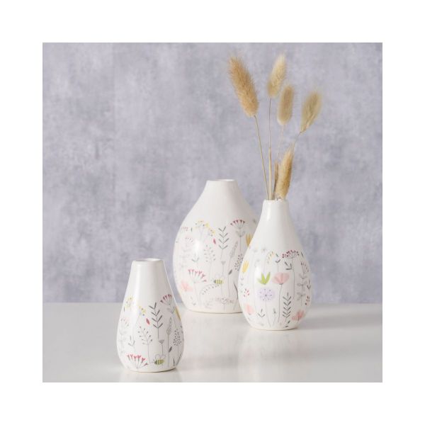 Set 3 vaze din ceramica 11 / 12 / 7, 5 cm Florina Boltze