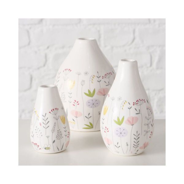 Set 3 vaze din ceramica 11 / 12 / 7, 5 cm Florina Boltze