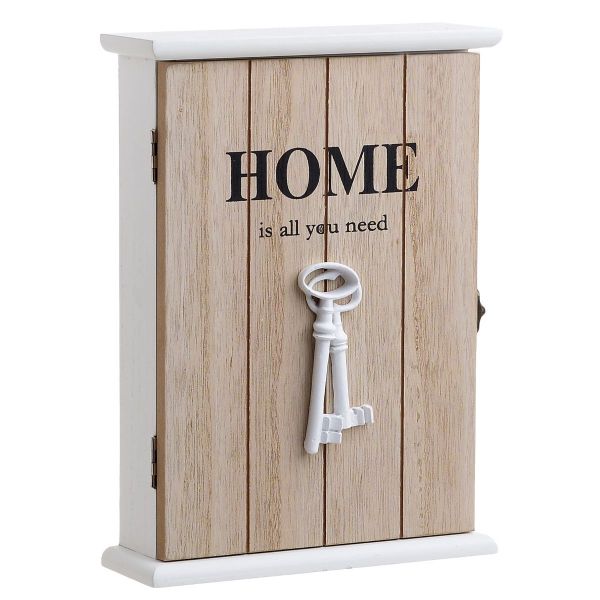 Suport pentru chei din lemn Home cu chei 26x19x6 cm